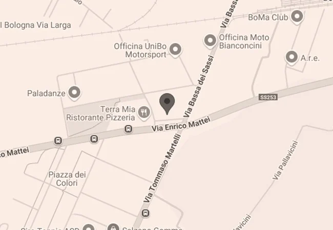 Mappa posizione Tabaccheria Bastelli: Via Enrico Mattei 24/c