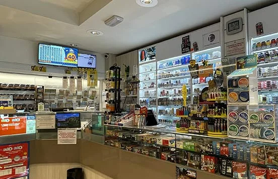 interno della Tabaccheria Bastelli